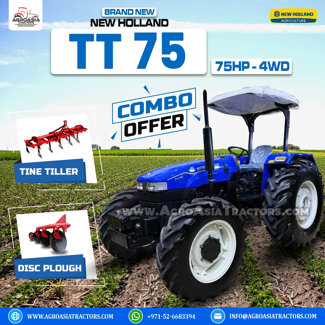 NH TT75 75HP 4WD tractor for sale