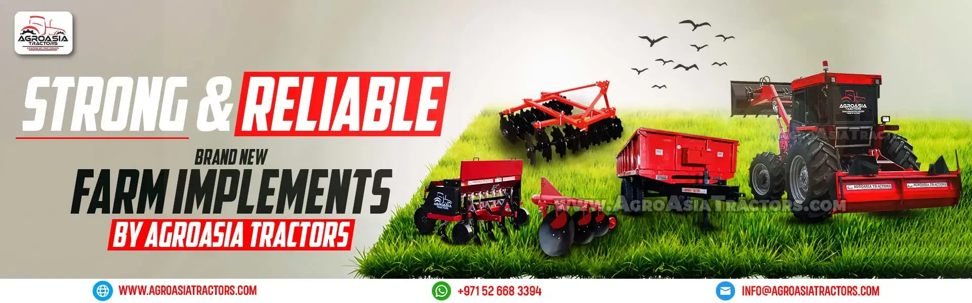 farm implements for sale in Africa by agroasia tractors