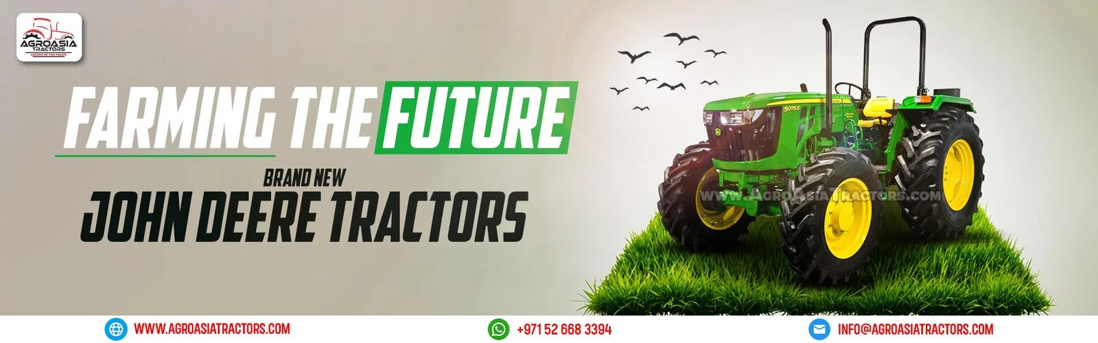 john Deere tractors for sale in Africa by agroasia tractors